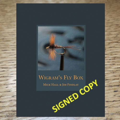 WIGRAMS FLY BOX BOOK BY MICK HALL AND JIM FINDLAY AVAILABLE AT TROUTLORE FLY TYING STORE AUSTRALIA