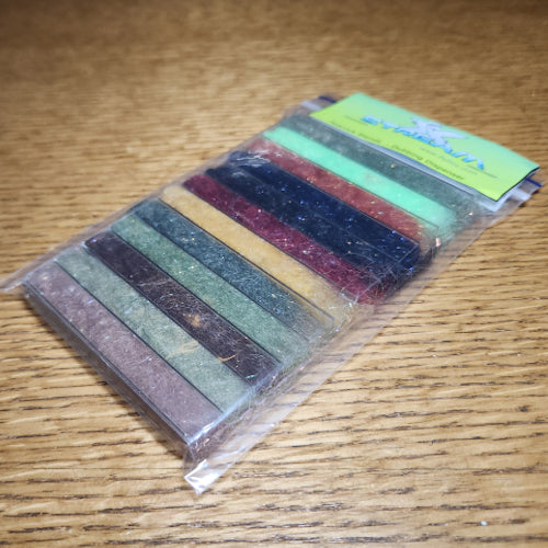 XStream Peacock Blends - Dubbing Dispenser - Troutlore Fly Tying Shop Australia