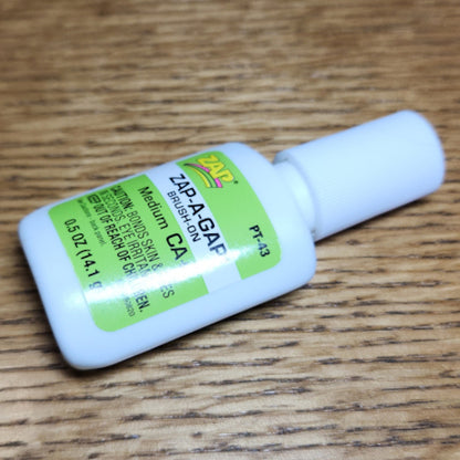 Zap-A-Gap Brush On 1/2 Oz Medium CA+ PT-43 - Troutlore Fly Tying Store Australia ZAP Dealer