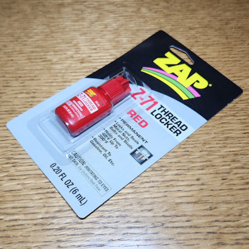 Zap-A-Gap Z-71 Red Thread Locker - Troutlore Fly Tying Loctite Glue Australia