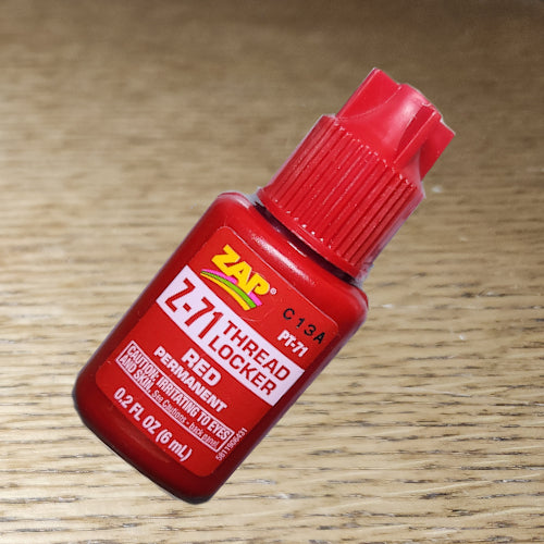 Zap-A-Gap Z-71 Red Thread Locker - Troutlore Fly Tying Loctite Glue Australia