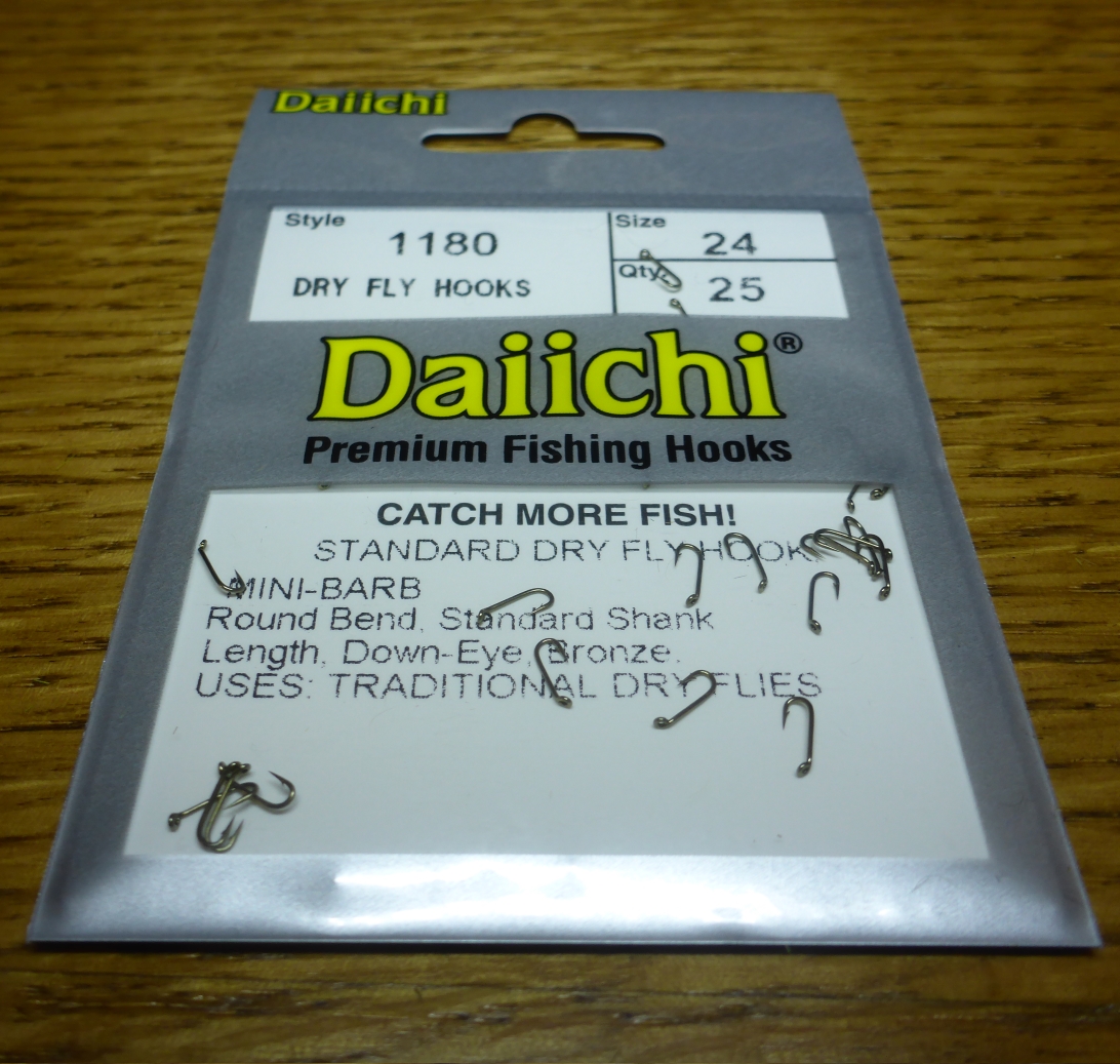 Daiichi 1180 Standard Dry Fly Hook - Troutlore Flytying Shop