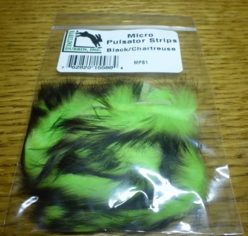Hareline Dubbin Micro Pulsator Strips Rabbit Hair Fly Tying Matreials