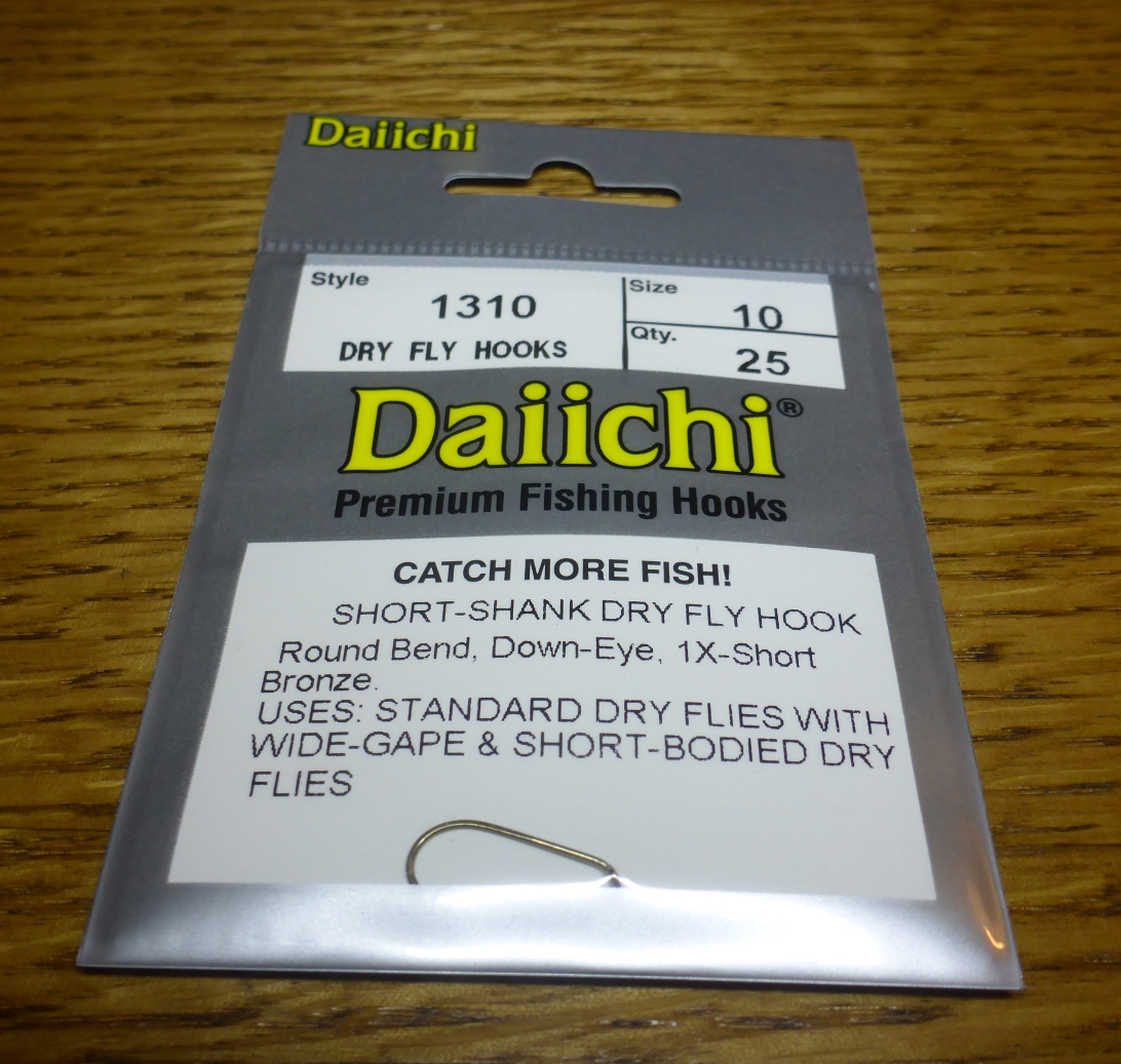 Dry Fly Hooks Daiichi 1310 Short Shank - Troutlore