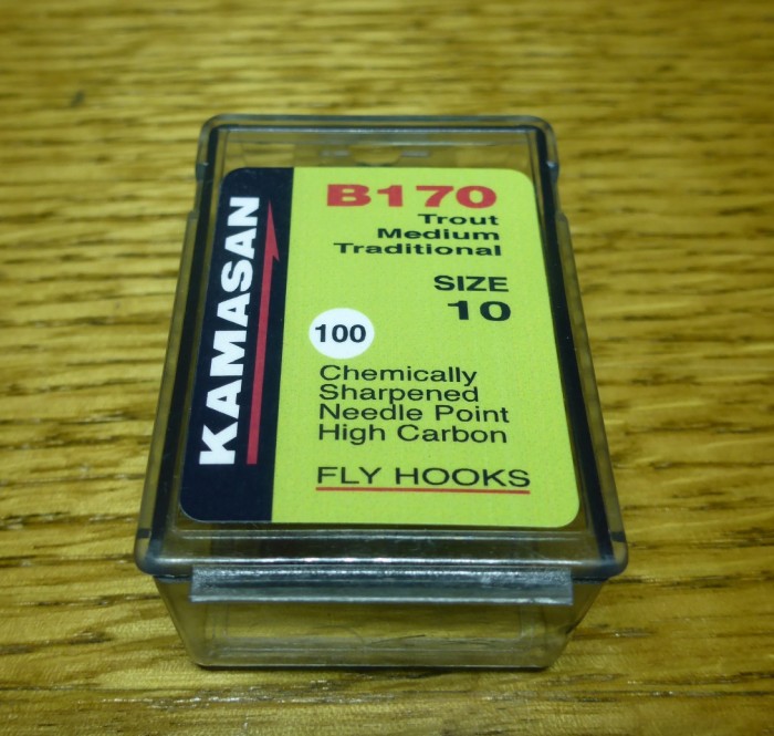 KAMASAN B170 FLY TYING HOOKS 100 PACK TROUTLO