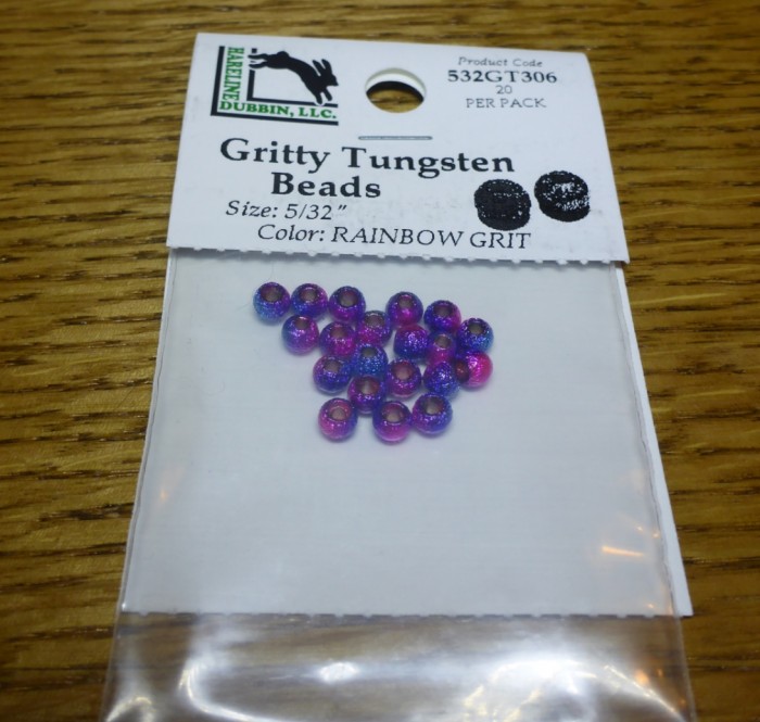 HARELINE GRITTY TUNGSTEN BEADS TROUTLORE AUSTRALIA FLY TYING MATERIALS