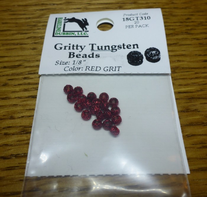 HARELINE GRITTY TUNGSTEN BEADS TROUTLORE AUSTRALIA FLY TYING MATERIALS
