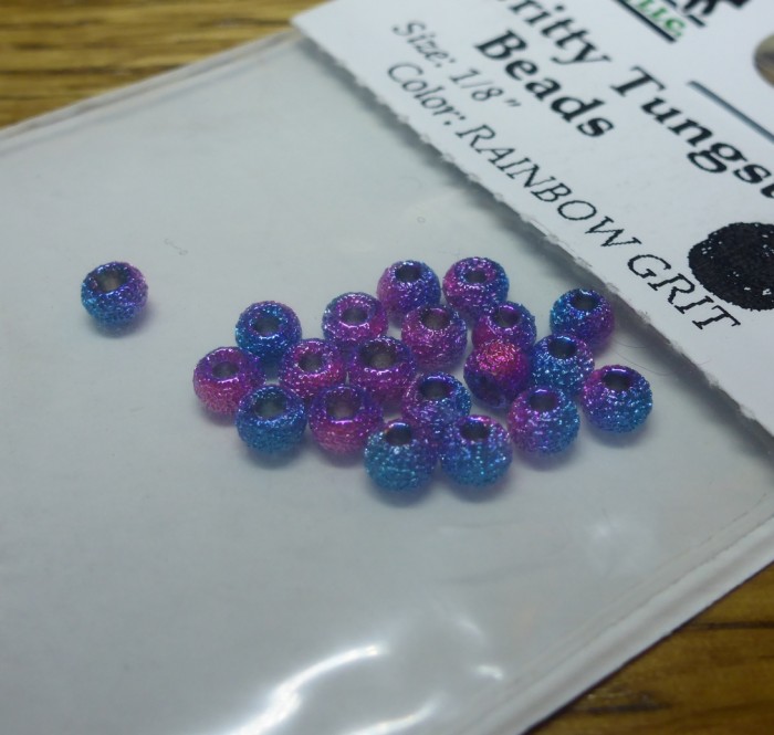 HARELINE GRITTY TUNGSTEN BEADS FLY TYING MATERIALS AUSTRALIA TROUTLORE
