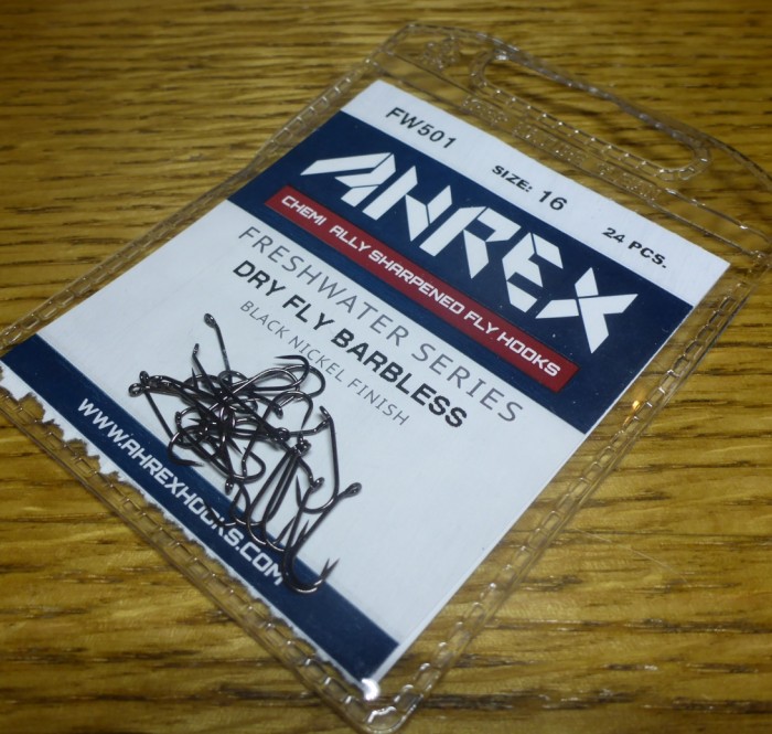 AHREX FW501 BARBLESS FRESHWATER HOOKS DRY FLY TRADITIONAL FLYTYING SUPPLIES AUSTRALIA TROUTLORE