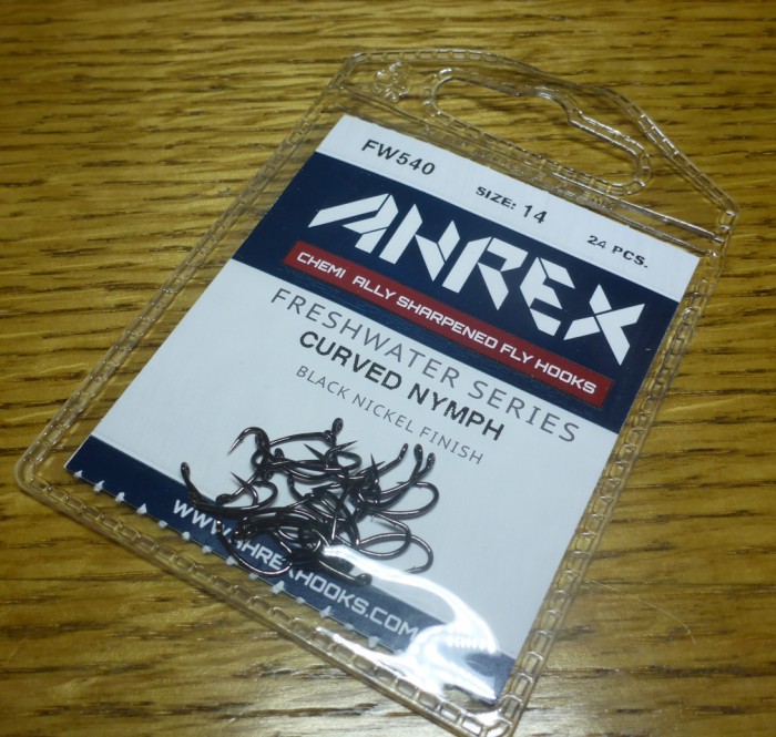 AHREX FW540 FRESHWATER HOOKS CURVED NYMPH FLYTYING SUPPLIES AUSTRALIA TROUTLORE