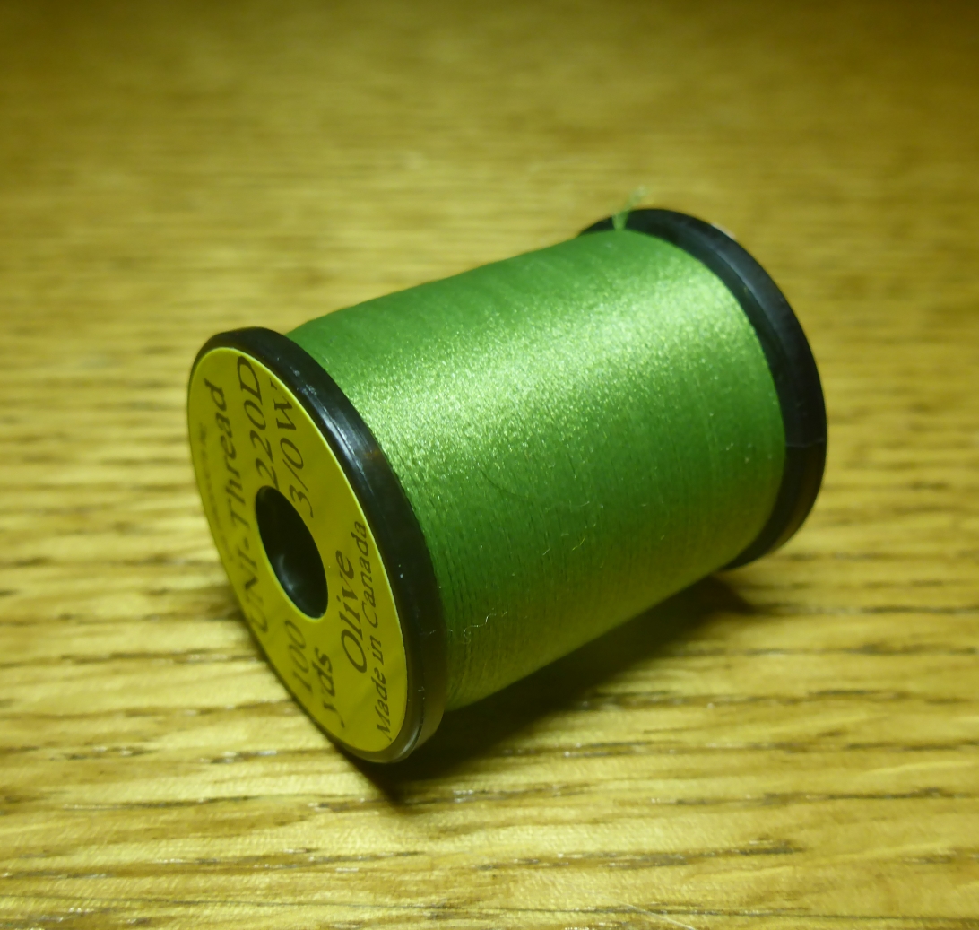 Uni 3/0 Waxed Thread - Olive