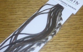 THE LOST FLY MIXED SADDLE HACKLE PACK DRY FLY TYING FEATHERS AVAILABLE AT TROUTLORE FLY TYING STORE AUSTRALIA