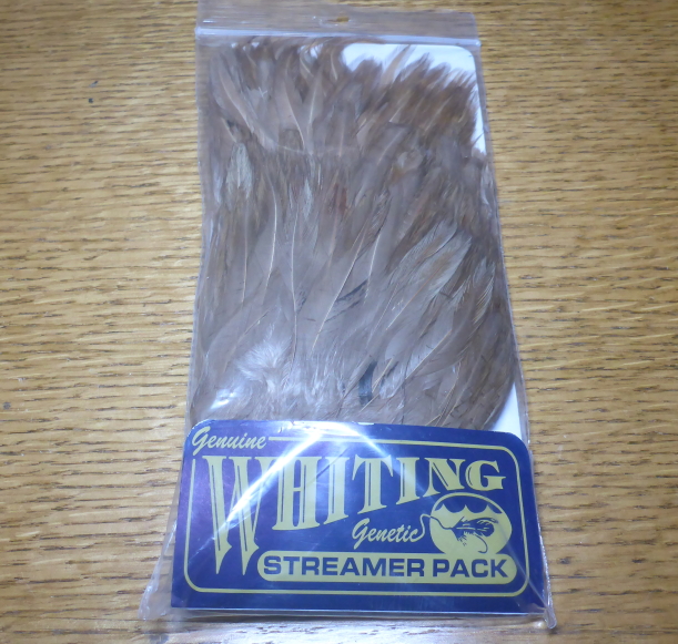 Fly Tying-WHITING FARMS Streamer Pack Tan 