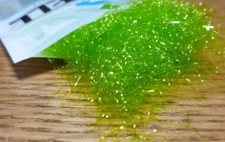 TIEWELL WEED DUB FLUORO GREEN FLYTYING DUBBING MATERIALS TROUTLORE FLY TYING AUSTRALIA