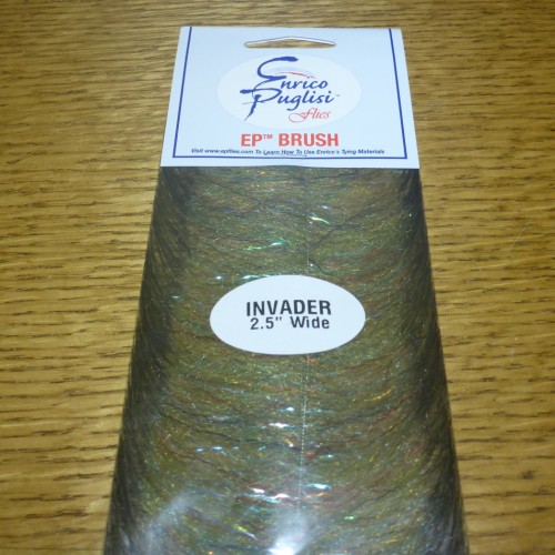 EP INVADER BRUSH 2.5 INCH ENRICO PUGLISI FIBERS FLYTYING MATERIALS AUSTRALIA TROUTLORE FLY TYING