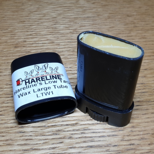 HARELINE LOW TACK WAX LARGE TUBE AVAILABE AT TROUTLORE FLYTYING STORE AUSTRALIA