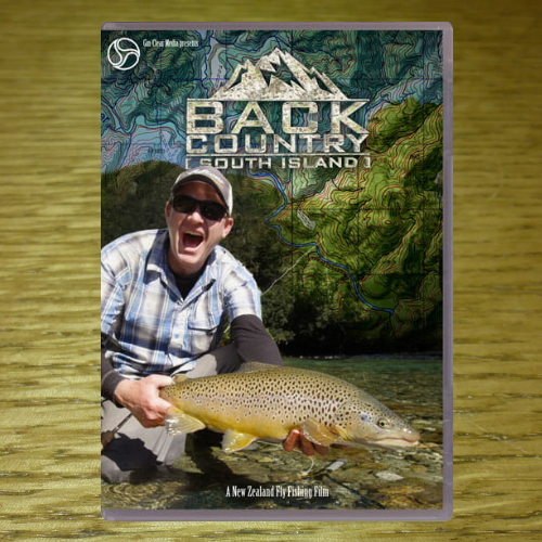 BACK COUNTRY SOUTH ISLAND DVD GIN CLEAR MEDIA availabl from TROUTLORE FLYTYING STORE AUSTRALIA