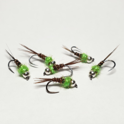 GREEN FRENCHIE FLY PATTERN TIEYOUROWN KIT FROM TROUTLORE FLYTYING STORE AUSTRALIA