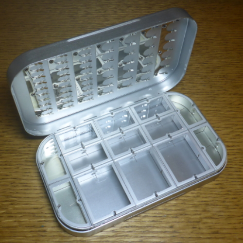 RICHARD WHEATLEY 6" COMPARTMENT BOX 1610 FLY BOX AVAILABLE IN AUSTRALIA FROM TROUTLORE FLY TYING STORE