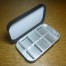 RICHARD WHEATLEY 6" COMPARTMENT BOX 4608F BLACK FLY BOX AVAILABLE IN AUSTRALIA FROM TROUTLORE FLY TYING STORE