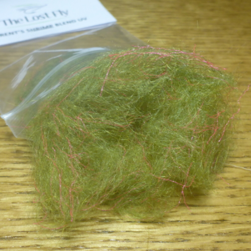 THE LOST FLY BRENTS SHRIMP BLEND UV DUBBING FLY TYING MATERIALS AVAILABLE AT TROUTLORE FLYTYING SHOP AUSTRALIA