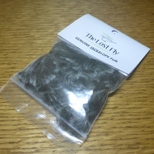 THE LOST FLY GENUINE JACKALOPE FUR FLY TYING MATERIALS AVAILABLE AT TROUTLORE FLYTYING SHOP AUSTRALIA