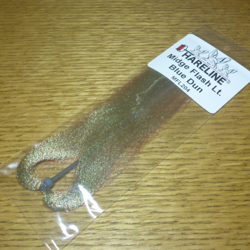 HARELINE MIDGE FLASH FLY TYING MATERIALS AVAILABLE AT TROUTLORE FLYTYING SHOP AUSTRALIA