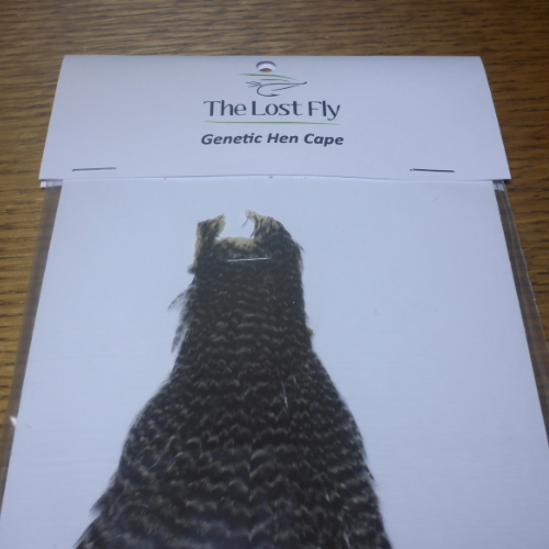 THE LOST FLY GENETIC HEN CAPE HACKLE FEATHERS AVAILABLE IN AUSTRALIA FROM TROUTLORE FLY TYING STORE