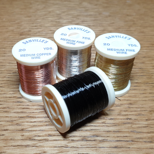 DANVILLE'S MEDIUM WIRE FLY TYING MATERIALS AVAILABLE IN AUSTRALIA FROM TROUTLORE FLY TYING SHOP