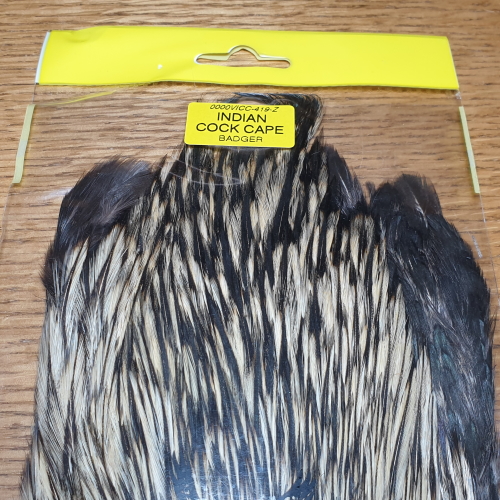 VENIARD INDIAN COCK CAPE FLY TYING FEATHERS AVAILABLE AT TROUTLORE FLY TYIG SHOP AUSTRALIA