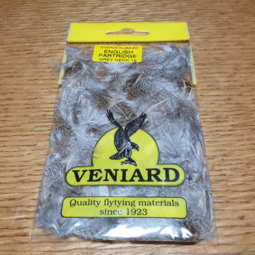 VENIARD ENGLISH PARTRIDGE FEATHERS AVAILABLE FROM TROUTLORE FLY TYING STORE IN AUSTRALIA