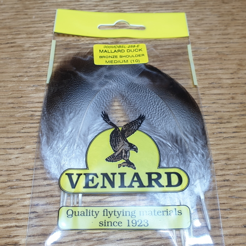 VENIARD BRONZE MALLARD FEATHERS SHOULDER AVAILABLE FROM TROUTLORE FLY TYING STORE IN AUSTRALIA