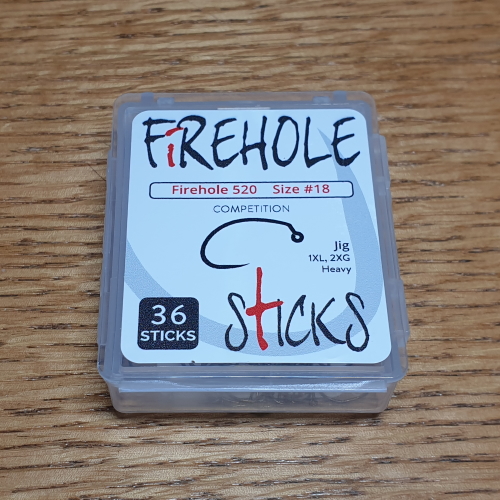 FIREHOLE STICKS 520 CONTINOUS BEND JIG HOOK FLY TYING HOOKS AVAILABLE IN AUSTRALIA FROM TROUTLORE FLYTYING STORE