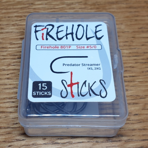 FIREHOLE STICKS 801P PREDATOR HOOK FLY TYING HOOKS AVAILABLE IN AUSTRALIA FROM TROUTLORE FLYTYING STORE