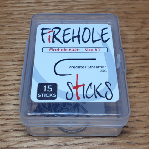 FIREHOLE STICKS 802P PREDATOR HOOK FLY TYING HOOKS AVAILABLE IN AUSTRALIA FROM TROUTLORE FLYTYING STORE