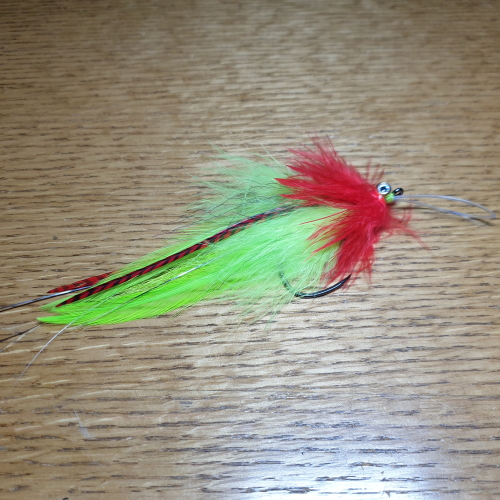 OZZIE NATIVE FLIES BARBLESS COD SNACK MURRAY COD FLY AVAILABLE AT TROUTLROE FLYTYING STORE IN AUSTRALIA
