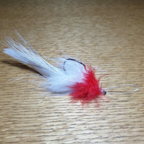 OZZIE NATIVE FLIES BARBLESS COD SNACK MURRAY COD FLY AVAILABLE AT TROUTLROE FLYTYING STORE IN AUSTRALIA
