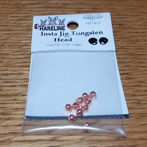HARELINE TUNGSTEN INSTA JIG HEAD BEADS FLY TYING MATERIALS FROM TROUTLORE FLYTYING STORE AUSTRALIA