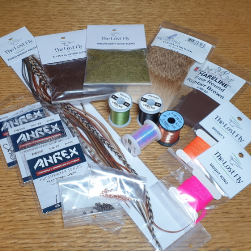 TROUT FLY STARTER KIT AVAILABLE FROM TROUTLORE FLYTYING STORE IN AUSTRALIA