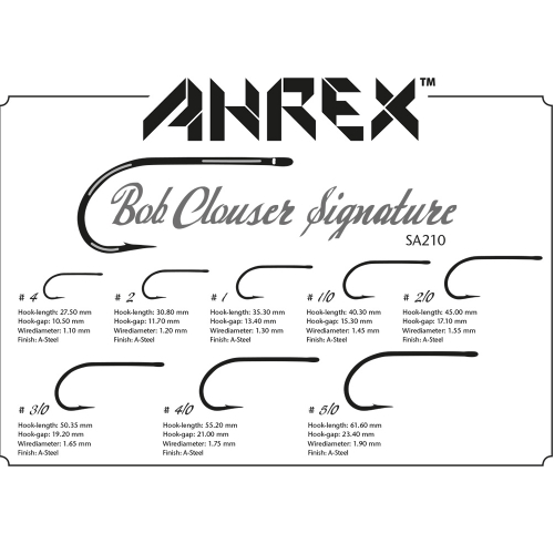 AHREX SA210 BOB CLOUSER SIGNATURE STREAMER HOOKS AVAILABLE AT TROUTLORE FLY TYING STORE IN AUSTRALIA