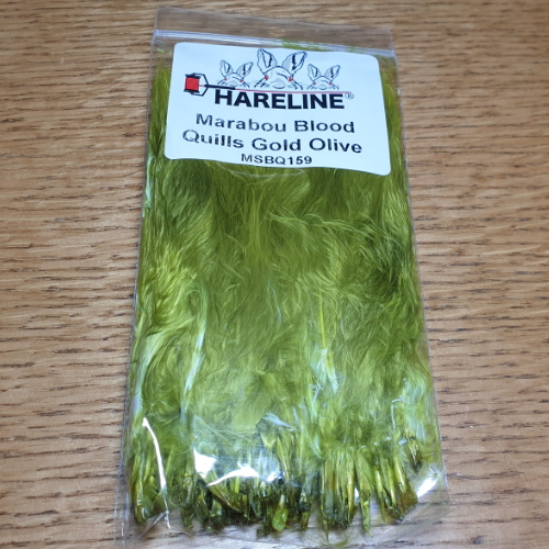 HARELINE MARABOU BLOOD QUILLS FLY TYING FEATHERS AVAIABLE AT TROUTLORE FLYTYING SHOP
