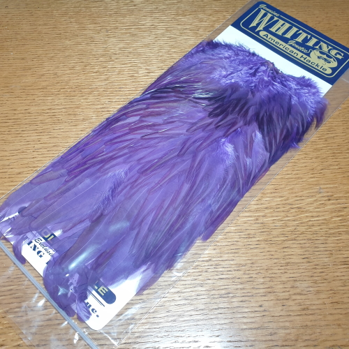 WHITING AMERICAN ROOSTER SADDLE FLY TYING FEATHERS AVAILABLE FROM TROUTLORE FLYTYING STORE IN AUSTRALIA