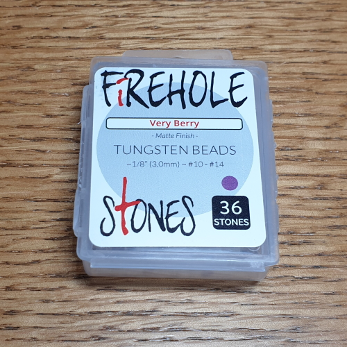 FIREHOLE STONES VERY BERRY TUNGSTEN BEADS AVAILABLE IN AUSTRALIA AT TROUTLORE FLY TYING STORE