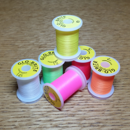 GLO BRITE FLOSS FLY TYING THREAD AVAILABLE AT TROUTLORE FLYTYING SHOP IN AUSTRALIA
