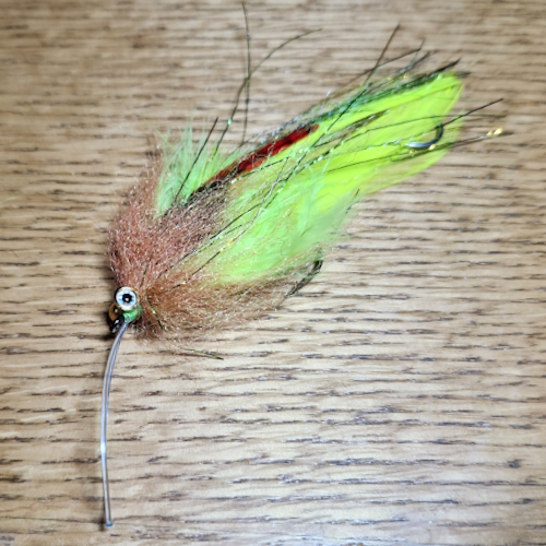 OZZY NATIVE FLIES STINGER COD SNACK FLY AVAILABLE AT TROUTLORE FLY TYING STORE IN AUSTRALIA