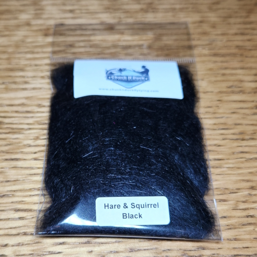 CHUCK N DUCK DYED HARE & SQUIRREL DUBBING AVAILABLE FROM TROUTLORE FLY TYING STORE IN AUSTRALIA
