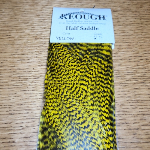KEOUGH GRIZZLY HALF SADDLES AVAILABLE AT TROUTLORE FLY TYING STORE AUSTRALIA