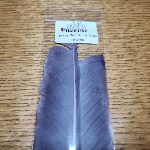 HARELINE TURKEY BIOT QUILL AVAILABLE AT TROUTLORE FLY TYING STORE AUSTRALIA
