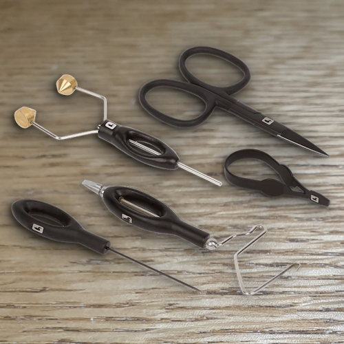 LOON CORE FLY TYING TOOL KIT BLACK AVAILABLE AT TROUTLORE FLY TYING STORE AUSTRALIA