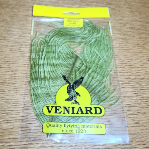 VENIARD OSTRICH HERL FLY TYING FEATHERS AVAILABLE FROM TROUTLORE IN AUSTRALIA